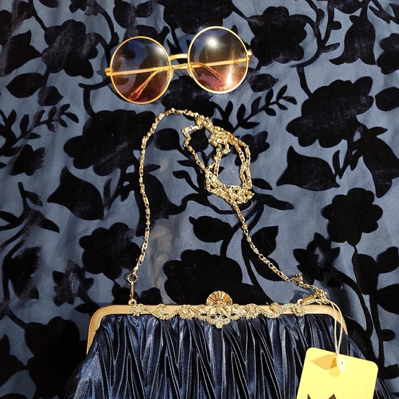 🧿Janis In Paris🧿 Vintage Velvet Sheer Dress Set - Picture 5 of 5